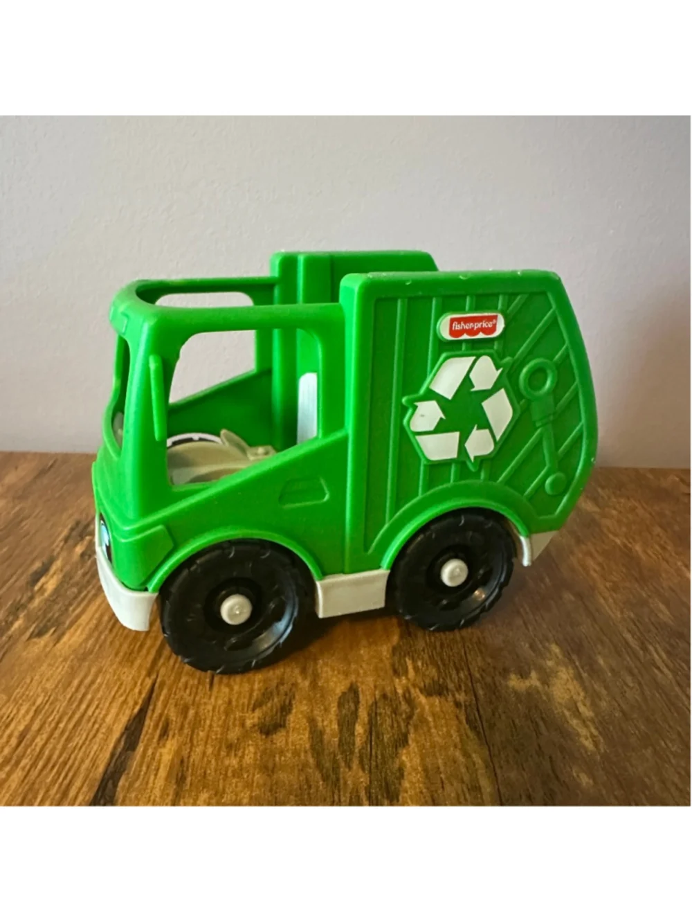 Fisher-Price Little People Vehicle Lot Recycling Ice Cream Truck Car 3 Pc